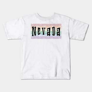 LGBTQ PATTERN AMERICA NEVADA Kids T-Shirt